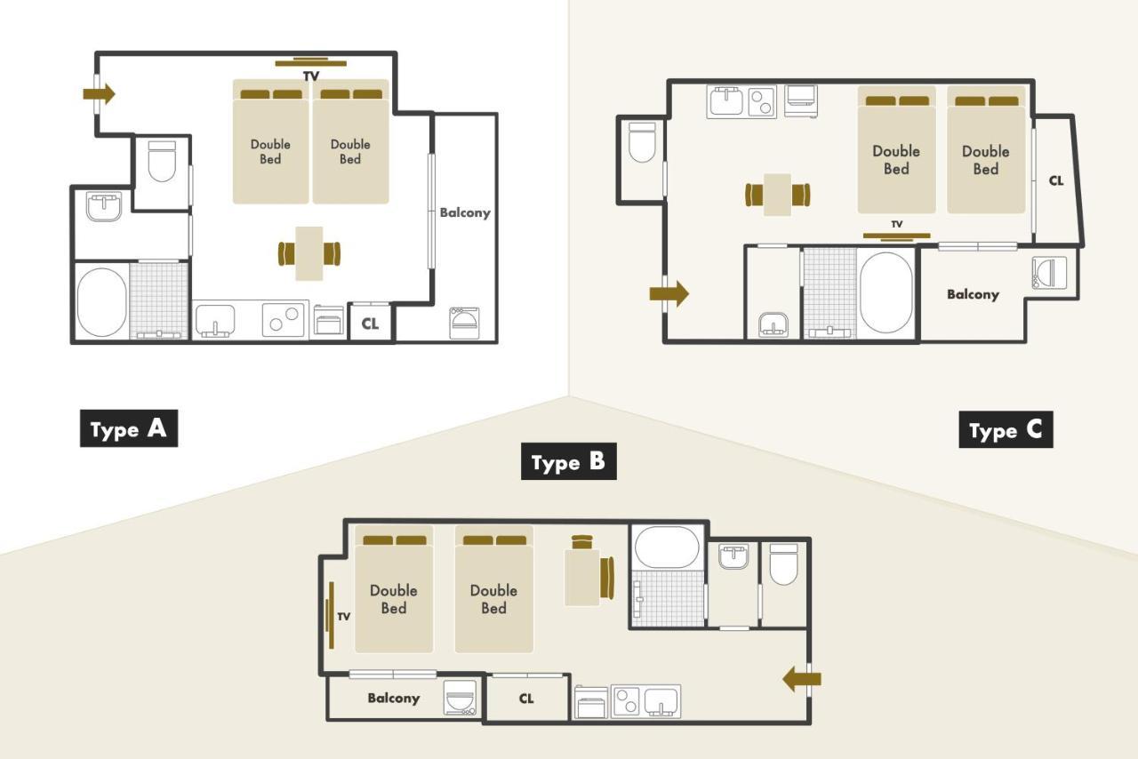 Appartement avec 1 chambre Ōsaka Extérieur photo